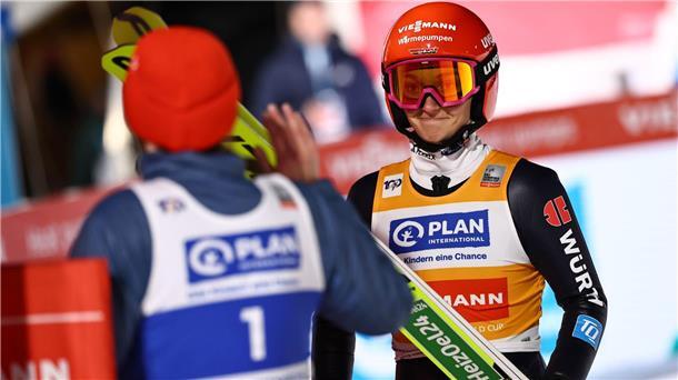 Prevc springt zum Sieg - Reisch auf Platz vier Diesmal nicht auf dem Podest: Katharina Schmid (r).