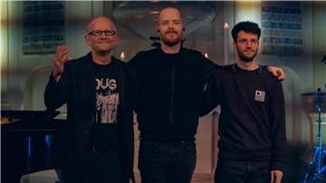Dieter Falk (von links) Daniel Rheinbay und Paul Wunder.