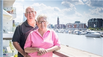 Dirk und Marianne Scheider engagieren sich ehrenamtlich für die Aktion "Hilfe für Mitbürger".