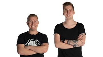 DJ Robin & Schürze (l), Sänger des Partyhits „Layla“.