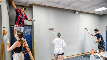 Doch dann ging die Farbe nicht mehr ab.
