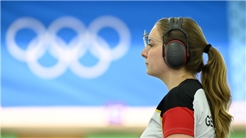 Doreen Vennekamp verpasste im Wettbewerb mit der Sportpistole überraschend das Finale.