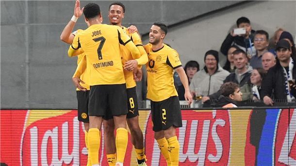 „Gute Chemie“: Nmecha lässt BVB in Kopenhagen jubeln Dortmund jubelt in Kopenhagen.