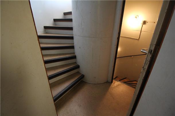 Drehwurm-Gefahr: Natürlich darf in einem Leuchtturm eine sehr lange Wendeltreppe...