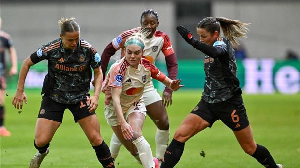 FC Bayern mit harten Losen - Wolfsburg gegen Ex-Spielerinnen Duell bei der vergangenen Ausgabe der Champions League: Bayern München - Olympique Lyon.