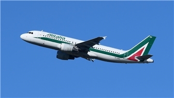 Ein Airbus A319 der 2021 neu gegründeten Fluggesellschaft Ita Airways.