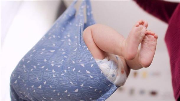 Baby wird gewogen