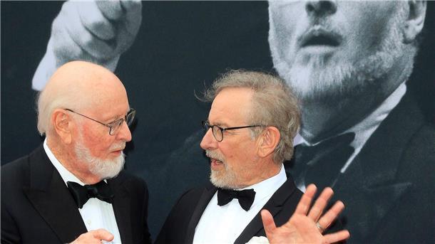 Preisregen für „Im Westen nichts Neues“ bei den Oscars? Ein erfolgreiches Team: John Williams (l) und Steven Spielberg.