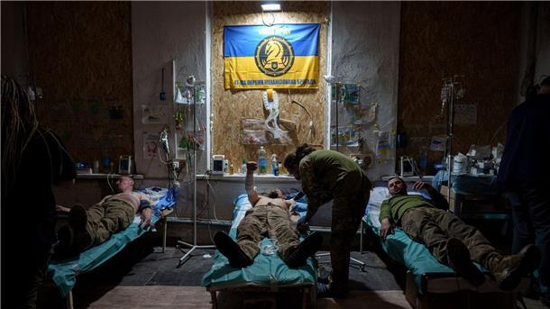 Russische Offensive: Lage in Charkiw „deutlich verschärft“ Ein Feldlazarett in der Region Donezk: Die Ukraine verteidigt sich seit mehr als zwei Jahren gegen den russischen Angriffskrieg.