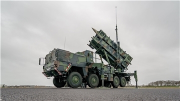 Ein Flugabwehrraketensystem vom Typ Patriot, hier im Bestand der Bundeswehr.