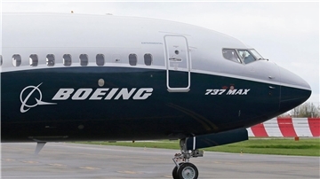 Ein Flugzeug vom Typ Boeing 737 MAX 9. Die US-Luftfahrtaufsicht FAA moniert nach Untersuchungen der Boeing-Fertigung Probleme bei der Qualitätsaufsicht.