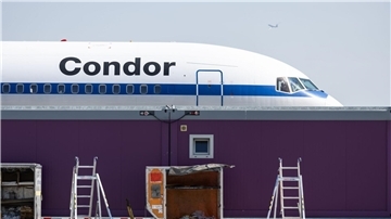 Ein Flugzeug von Condor (Archivbild).