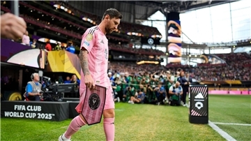 Ein glanzloser Abgang von der Club-WM-Bühne: Lionel Messi.