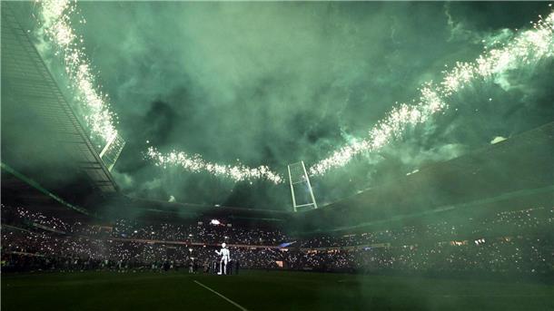 Ein großes Spektakel gab’s in Bremen beim Abschiedsspiel für Diego.