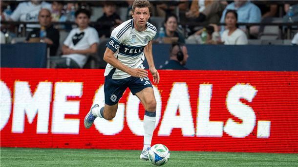 Hype in Vancouver auch ohne Happy End bei Müller-Debüt Ein gutes Debüt ohne Happy End: Thomas Müller bei seinem ersten Einsatz für die Vancouver Whitecaps.
