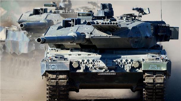 So viele Leopard-2-Panzer haben europäische Nato-Staaten Ein Leopard-Kampfpanzer vom Typ 2A6.