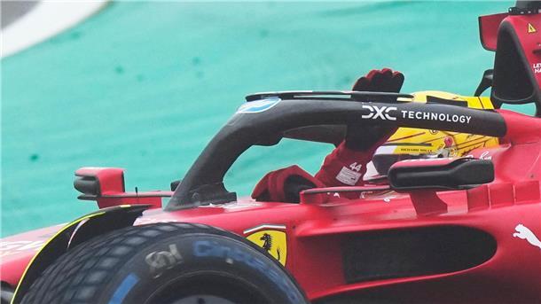 „Mit dem breitesten Lächeln“ - Hamilton-Mission hat begonnen Ein neuer Helm in Gelb für  Lewis Hamilton.