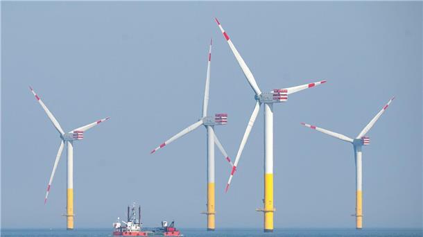 Ein Offshore-Windpark in der Nordsee.