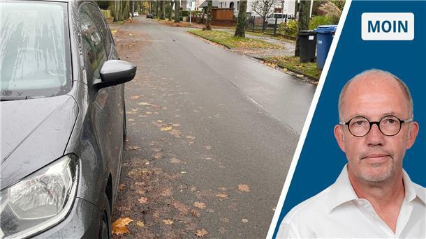 Geparktes Auto in der Lutherstraße in Nordenham. 