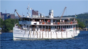 Kreuzfahrtschiff "Juno" der Reederei Göta Kanal