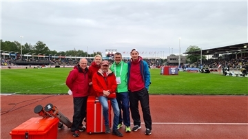 Ein Team der Zevener Kampfrichter war beim internationalen Leichtathletikmeeting in Hengelo (Niederlande).