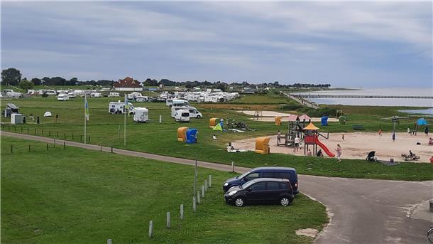 Einbußen waren 2024 auch auf den Campingplätzen - hier in Burhave - hinzunehmen.