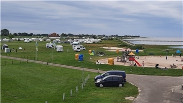 Einbußen waren 2024 auch auf den Campingplätzen - hier in Burhave - hinzunehmen.