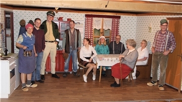 Eine eingespielte Truppe: Die Laienschauspieler der Freiwilliger Feuerwehr Lintig-Meckelstedt haben mit ihren ersten Aufführungen bereits begeistert, weitere sind in Kürze geplant.