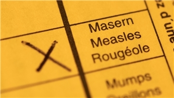 Eine Masern-Impfung ist ein hilfreicher Schutz.