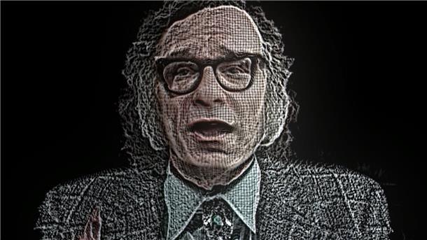 Arte-Doku über den Sci-Fi-Autor Isaac Asimov Eine Szene aus „Isaac Asimov - Geschichten aus der Zukunft“.