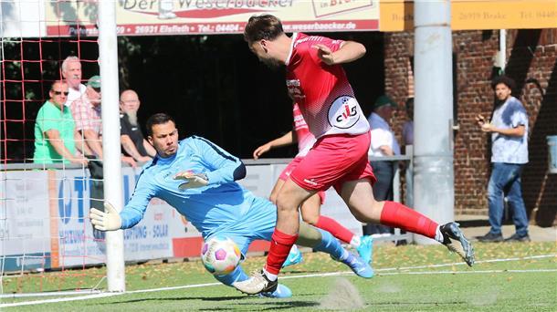 SV Brake gegen FC Rastede in der Fußball-Bezirksliga