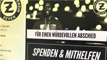 Einen würdevollen Abschied wollen die Fußballer des TuS Zeven ihrem ermordeten Mitspieler Amadou Diabate ermöglichen. Dafür sammeln sie Spenden.