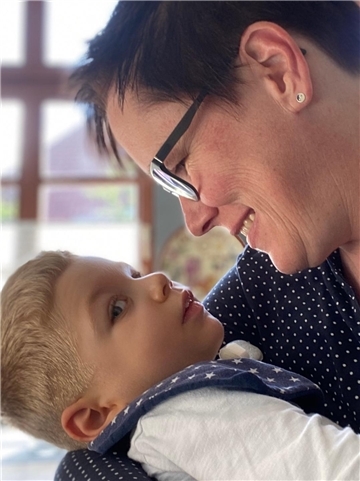 Einfach macht sie es sich nicht: Kerstin Held betreut in Ovelgönne schwerstbehinderte Pflegekinder.