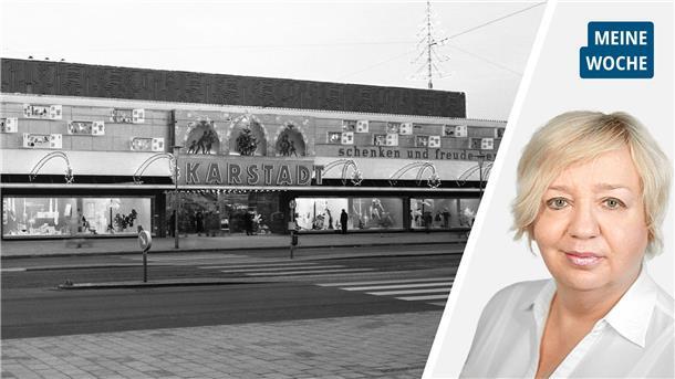 Karstadt-Gebäude aus den 50er Jahren retten? Da fehlen noch Antworten Einige Bremerhavener schlagen vor, den Karstadt-Bau aus den 50er Jahren wieder freizulegen. Er ist 1978 nicht abgerissen worden, sondern hinter der neuen Fassade verschwunden.