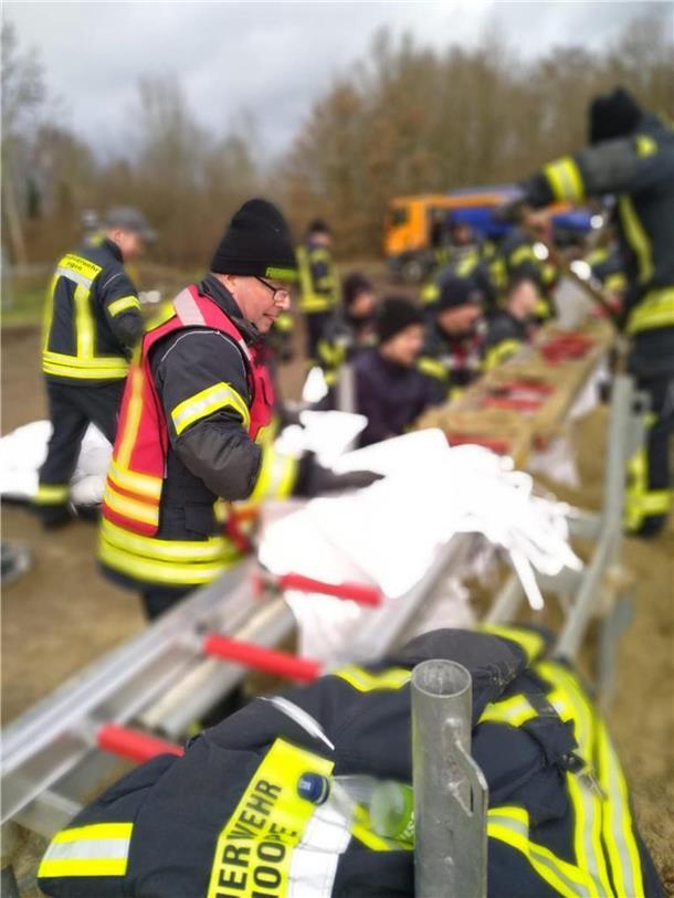 Einsatz der Kreisfeuerwehrbereitschaft in Lilienthal