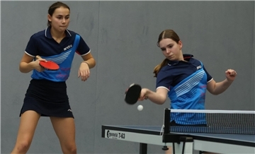 Elisa Baum und Jayke Janssen Elsflether TB Tischtennis-Bezirksoberliga