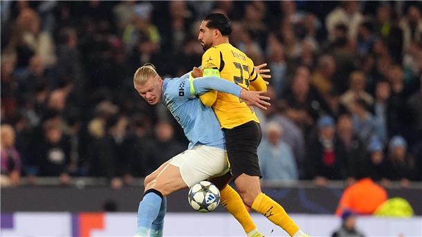 Für die ganz Großen reicht es nicht: BVB muss noch lernen Emre Can (r) spielte erstmals nach langer Zwangspause wieder.