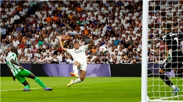 Endlich nicht mehr torlos in der spanischen Meisterschaft: Kylian Mbappé.