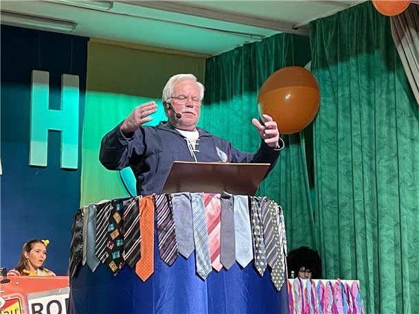 Enno Rennies feierte sein Debüt in der Bütt.