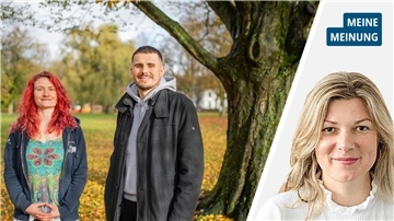Entzweit: Die jungen Kommunalpolitiker Marko Miholic (FDP) und Elena Schiller (Grüne) befinden sich in einem Rechtsstreit um ein Kinderarmut-Zitat.