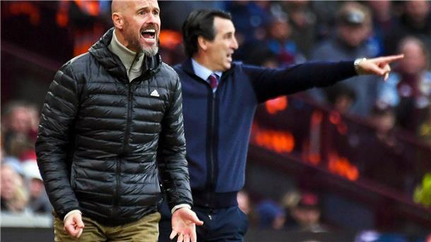 United-Spitze berät: Kommt Tuchel für ten Hag? Erik ten Hag (l) droht bei Manchester United der Rauswurf.