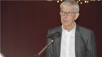 Erläuterte beim Frühstück der CDU im Gasthof „Zur Linde“ in Oerel die Schritte zur Entwicklung eines interkommunalen Gewerbeparks an der geplanten A 20: Kurt Koopmann.