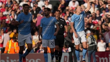 Erling Haaland erzielte das Siegtor für Manchester City.