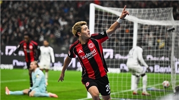 Erzielte das Siegtor für Frankfurt: Ritsu Doan.