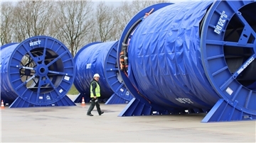Es geht los: Erste Suedlink-Kabel kommen nach Zeven.