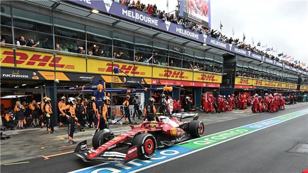 Norris-Ansage nach Formel-1-Chaos: Stress macht es schöner Es war kein Auftakt nach Maß für Rekordchampion Lewis Hamilton im Ferrari.