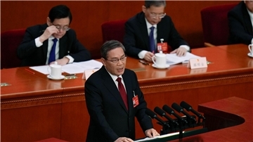 „Es wird nicht einfach sein, die diesjährigen Ziele zu erreichen“: der chinesische Ministerpräsident Li Qiang.