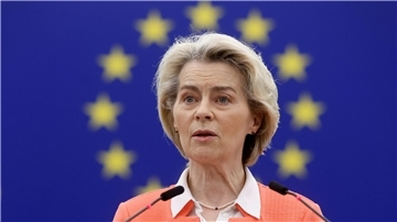 EU-Kommissionspräsidentin Ursula von der Leyen warnt, dass Hilfe allein die Krise im Gazastreifen nicht lösen wird.