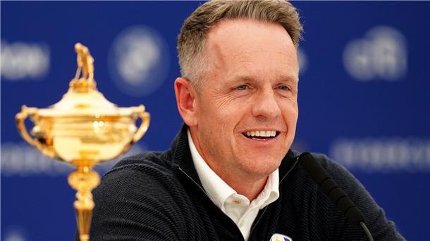 Europas Ryder-Cup-Kapitän Luke Donald hat seine zwölf Spieler für den Kontinentalvergleich mit den USA beisammen. (Archivbild)