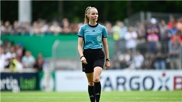 Fabienne Michel ist beim Drittliga-Spiel zwischen Verl und Essen beleidigt worden.